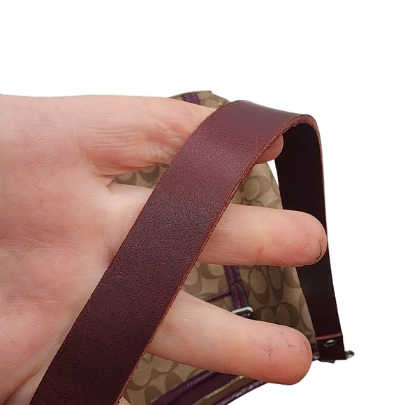 #14. Coach saffiano Leather Crossbody rehabbed - Picture 3 of 5